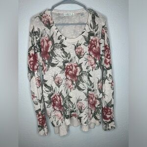 Abercrombie Floral Sweater
